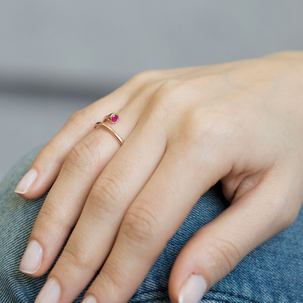 Wholesale Handcrafted Silver Adjustable Nail Ring